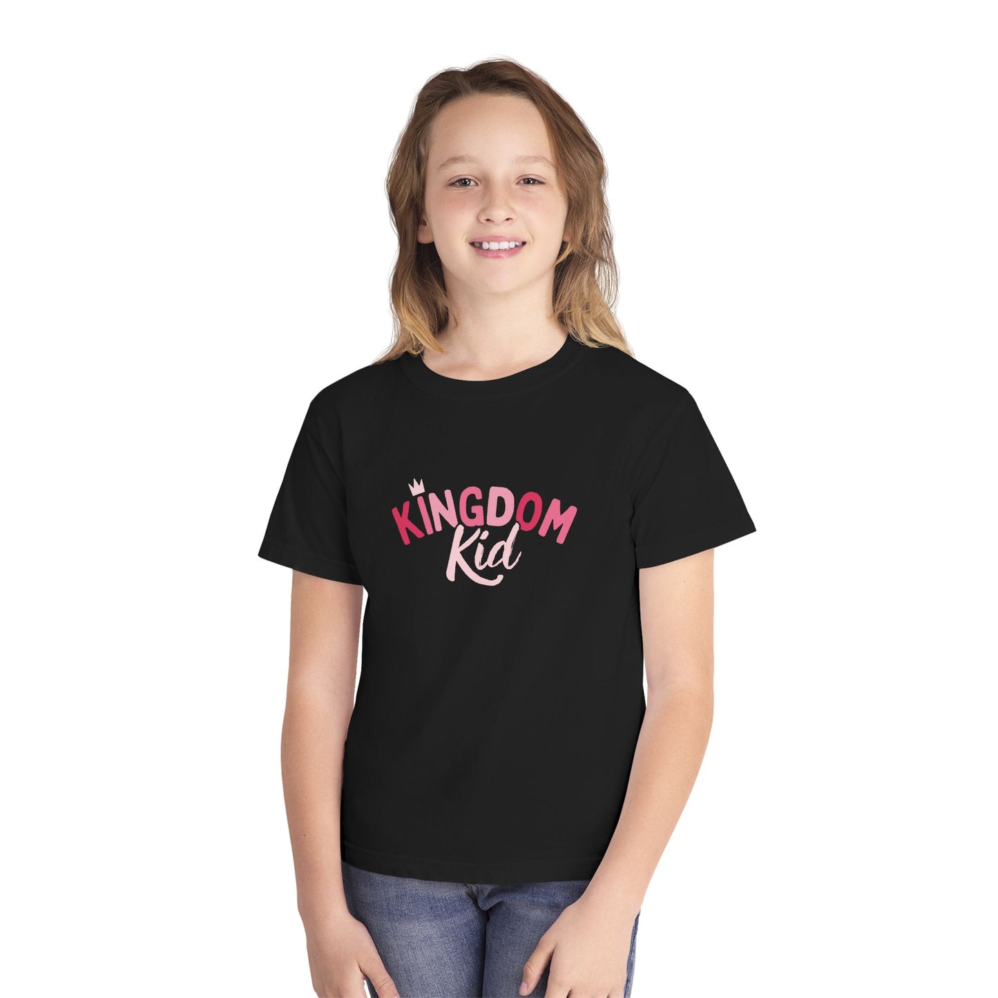 Kingdom Kid Tee – Christian Girls Shirt for Church & Sunday School