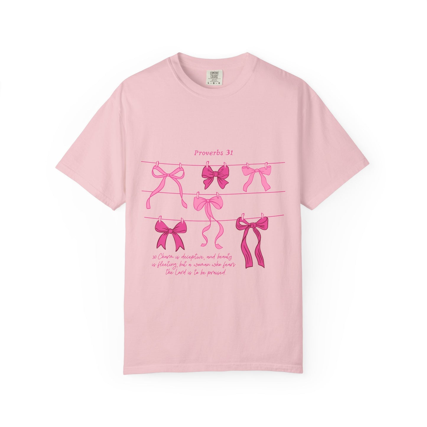 Proverbs 31 Bows Shirt | Coquette Christian T-Shirt for Women