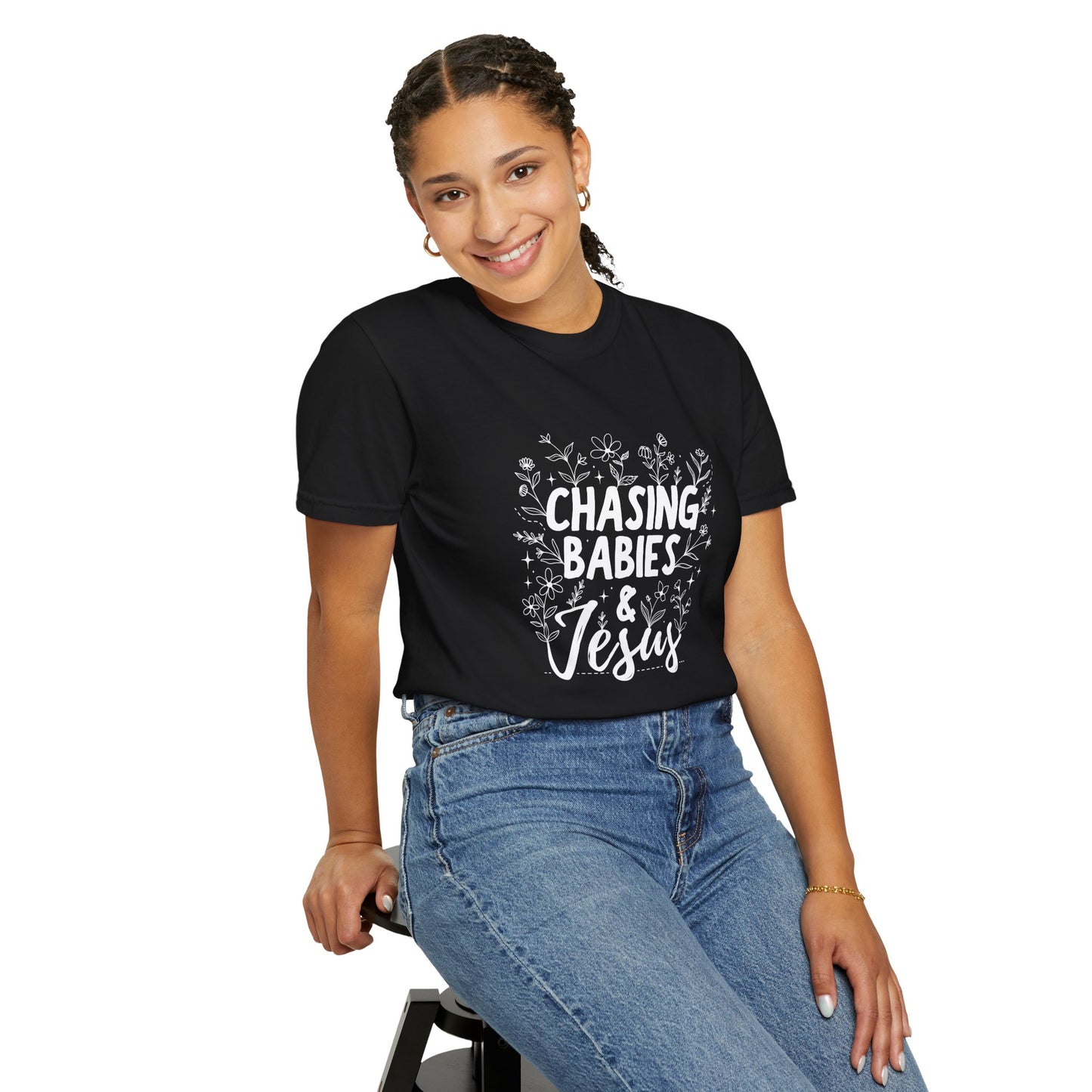 Chasing Babies and Jesus Shirt — Christian Mom T-Shirt Gift