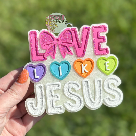 Love Like Jesus Car Freshie