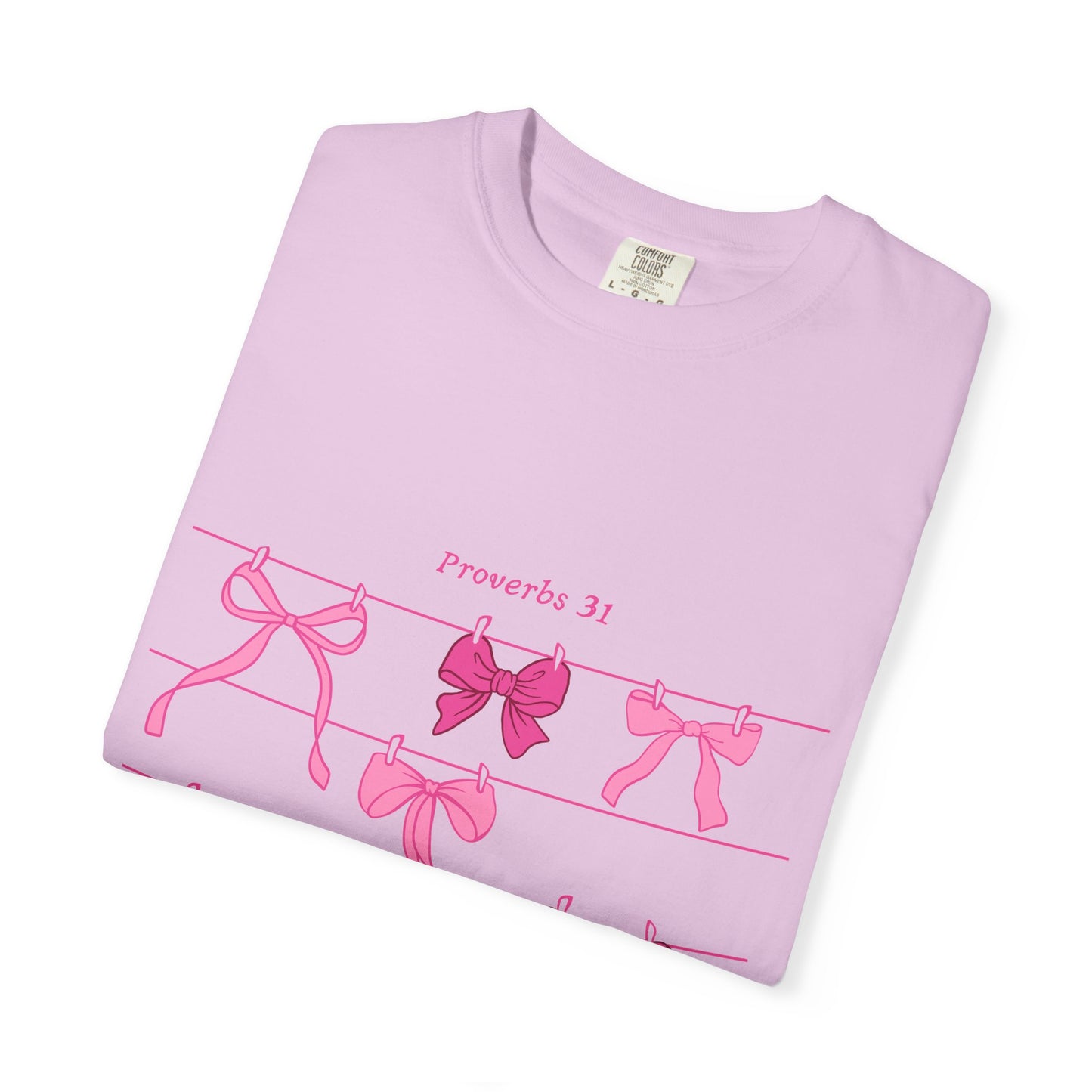 Proverbs 31 Bows Shirt | Coquette Christian T-Shirt for Women