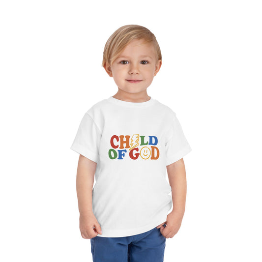 Child of God Toddler Tee – Retro Christian Shirt for Boys & Girls