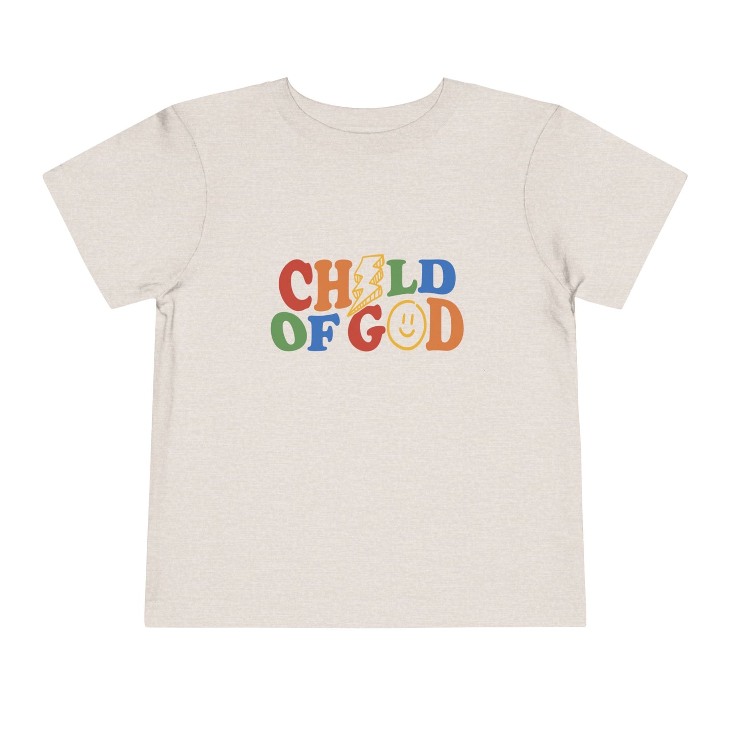 Child of God Toddler Tee – Retro Christian Shirt for Boys & Girls