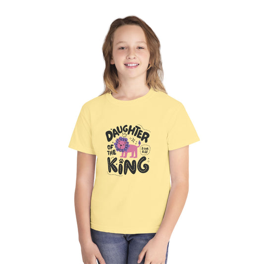 Daughter of the King Kids Tee – Christian Girls Shirt 2 Corinthians 6:18