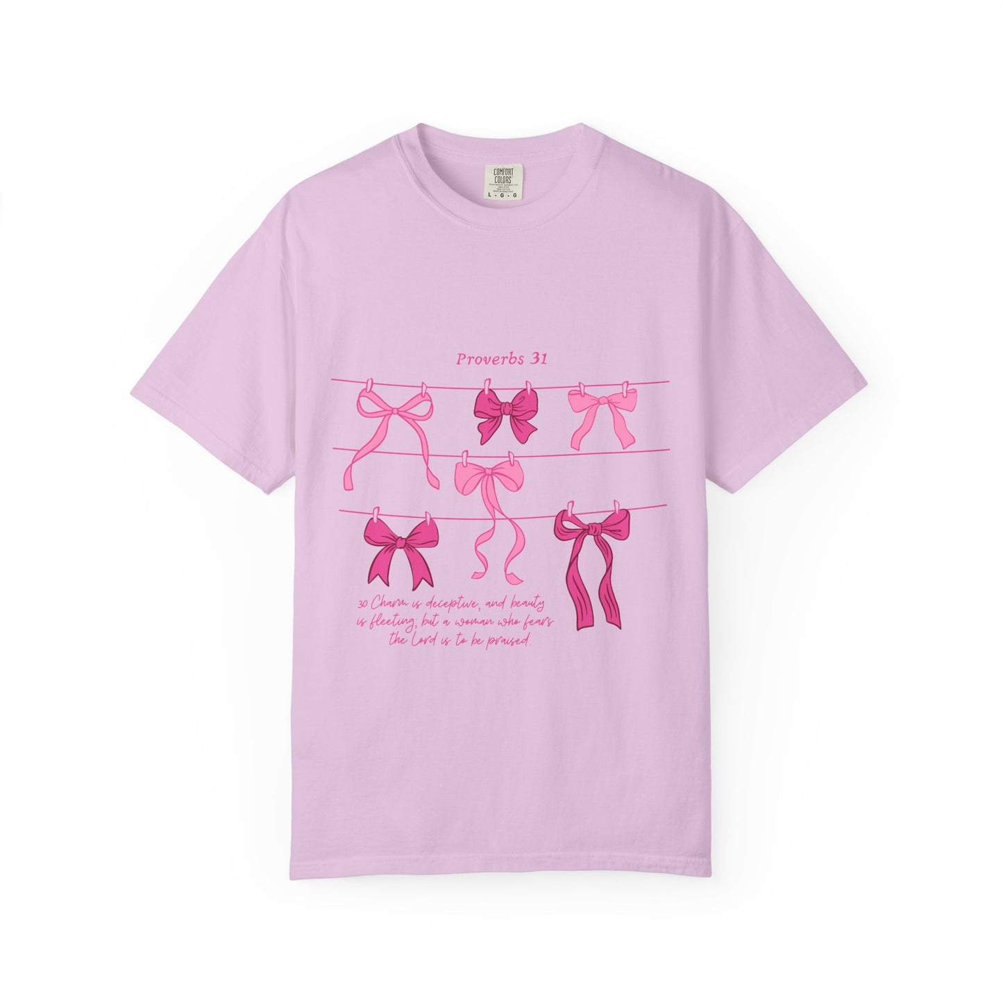 Proverbs 31 Bows Shirt | Coquette Christian T-Shirt for Women
